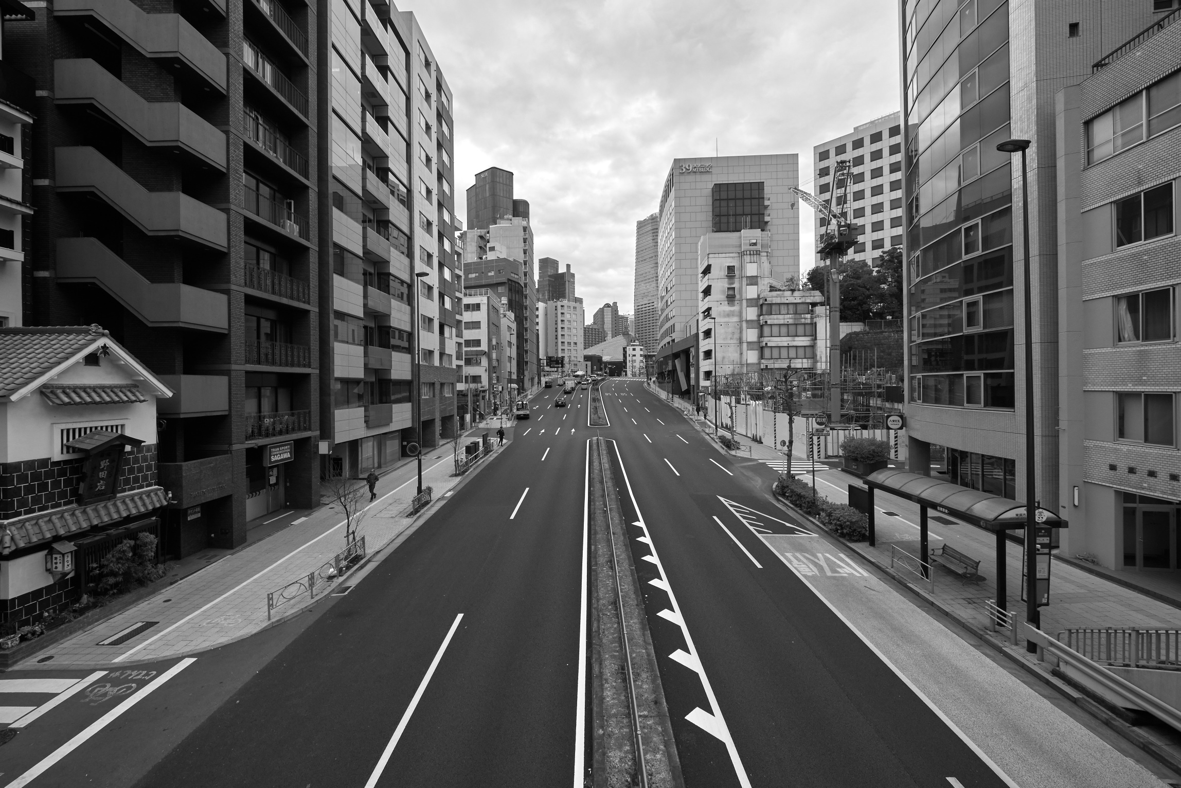 Straße in Tokyo, Japan